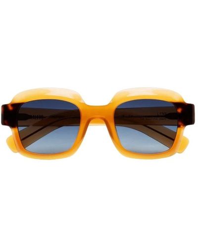 Kaleos Eyehunters Lynn oversized quadratische sonnenbrille - Gelb