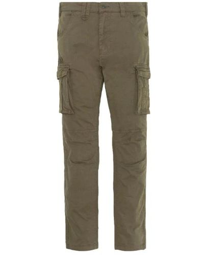 Schott Nyc Trousers > slim-fit trousers - Vert