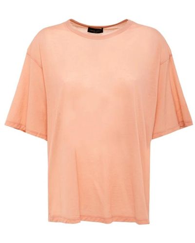 Roberto Collina T-shirts - Orange