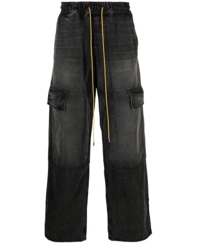 Rhude Jeans > wide jeans - Noir