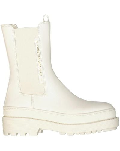 Dior Chelsea Boots - Natural