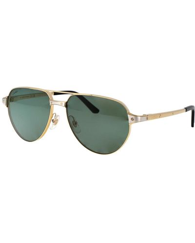 Cartier Stylische sonnenbrille ct0425s - Grün