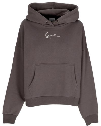 Karlkani Essential anthrazit hoodie - Grau