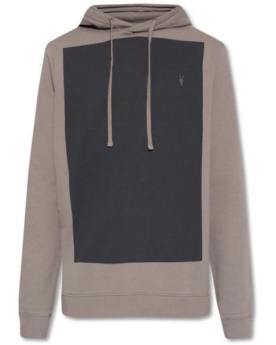 AllSaints Lobke sweatshirt with logo - Grigio