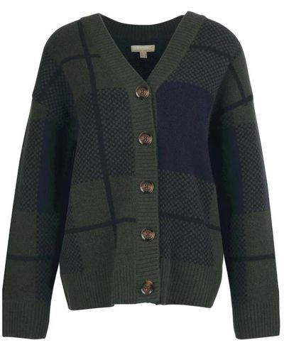 Barbour Schwarze sweaters mit logoed knöpfen - Grün