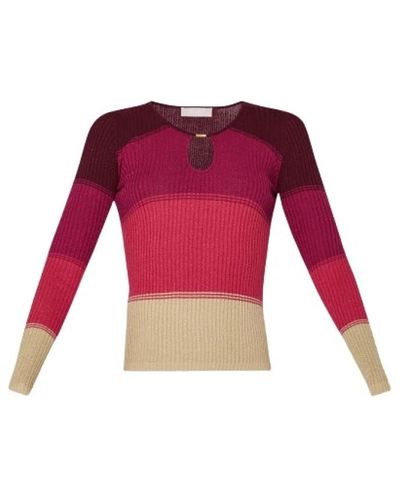 Liu Jo Knitwear > round-neck knitwear - Rouge