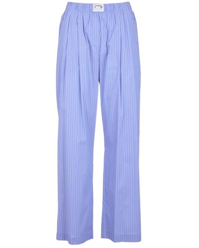 Ottod'Ame Trousers > wide trousers - Bleu