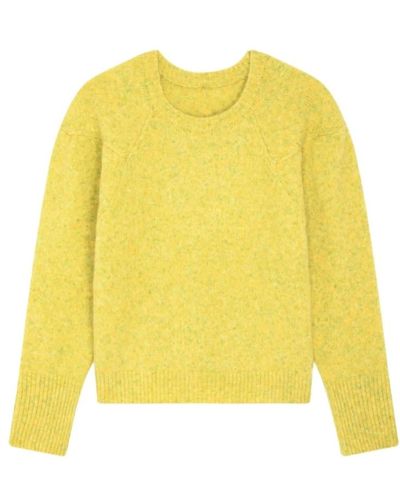 Roseanna Carla maglione in lana mista - giallo limone