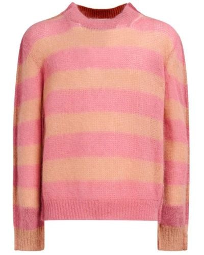 Marni Round-Neck Knitwear - Pink