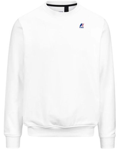 K-Way Sweatshirts & hoodies > sweatshirts - Blanc