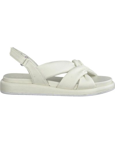 Marco Tozzi Flat Sandals - White
