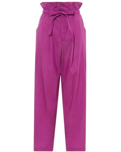Vanessa Bruno Cropped Trousers - Purple