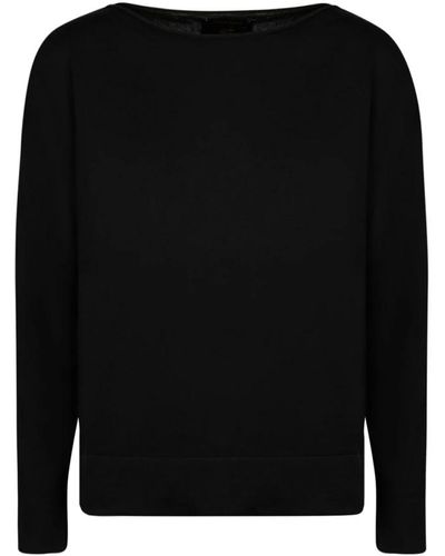 Gran Sasso Gemütliche sweaters kollektion - Schwarz