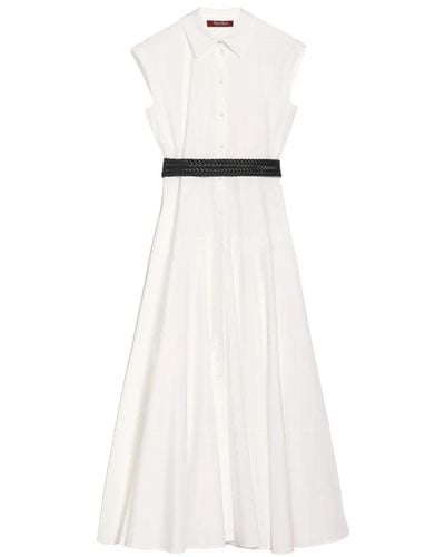 Max Mara Studio Shirt Dresses - White