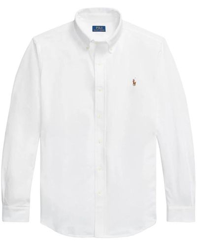 Ralph Lauren Weißes casual button-down hemd