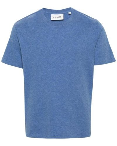 FRAME Duo fold t-shirt - Blau