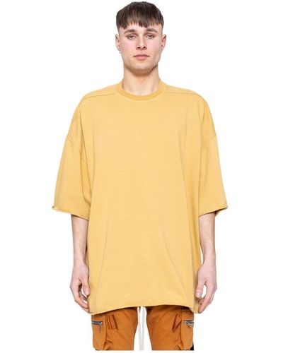 Rick Owens T-Shirts - Yellow