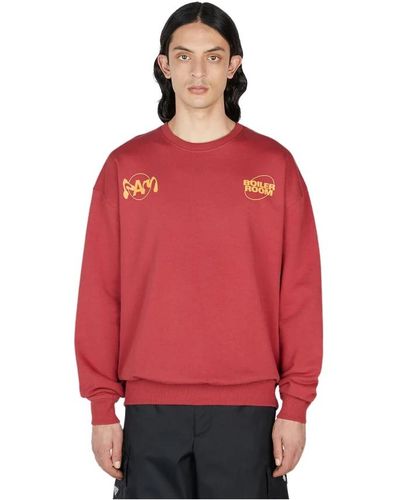 BOILER ROOM Logo print sweatershirt - Rot