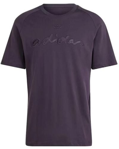 adidas T-Shirts - Purple