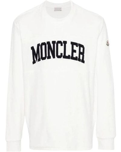 Moncler Long Sleeve Tops - White