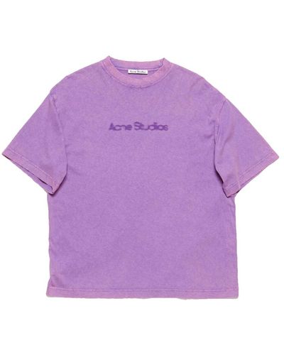 Acne Studios Tops > t-shirts - Violet