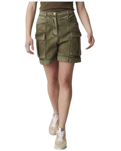 Pinko Denim Shorts - Green