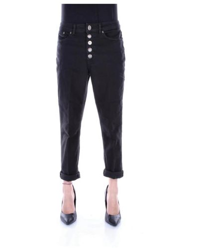 Dondup Cropped Trousers - Blue