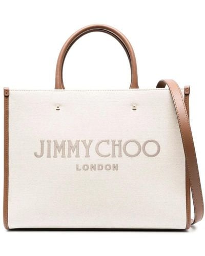 Jimmy Choo Tote Bags - Natural