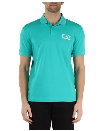EA7 Tops > polo shirts - Vert