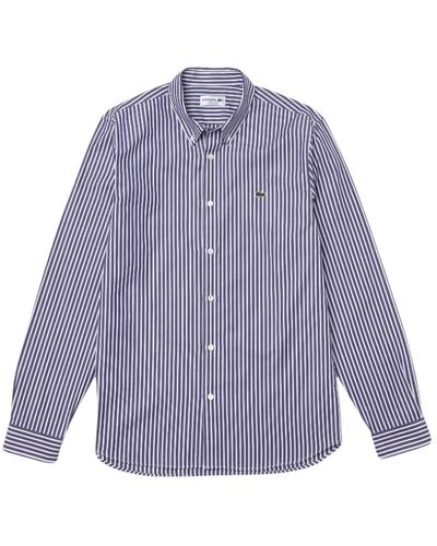 Lacoste Shirts > casual shirts - Violet