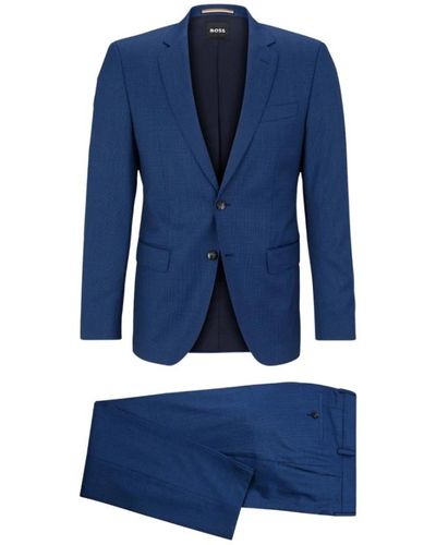 BOSS Dunkler americana suit 50497206 - Blau
