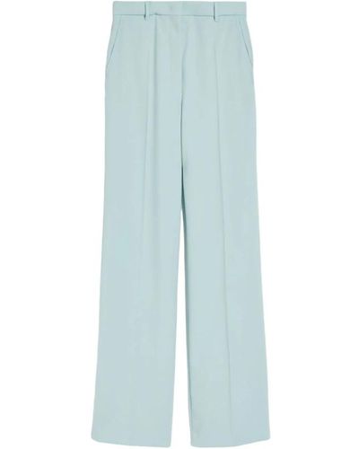 Max Mara Studio Trousers > wide trousers - Bleu