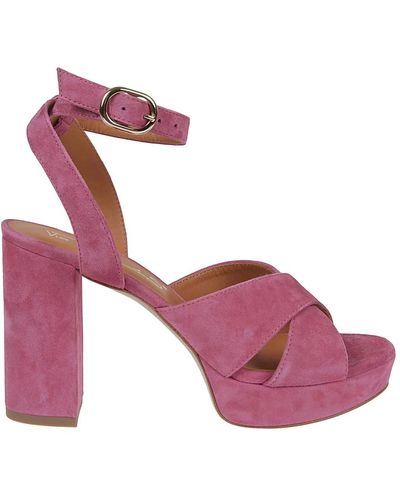 Via Roma 15 Shoes > sandals > high heel sandals - Violet