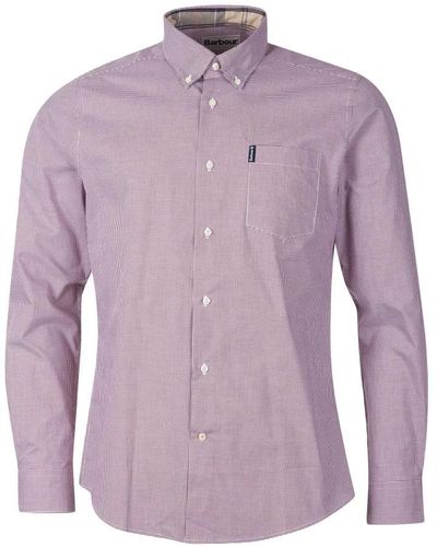 Barbour Casual Shirts - Purple