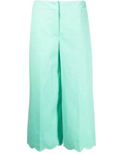 Moschino Cropped Pants - Green