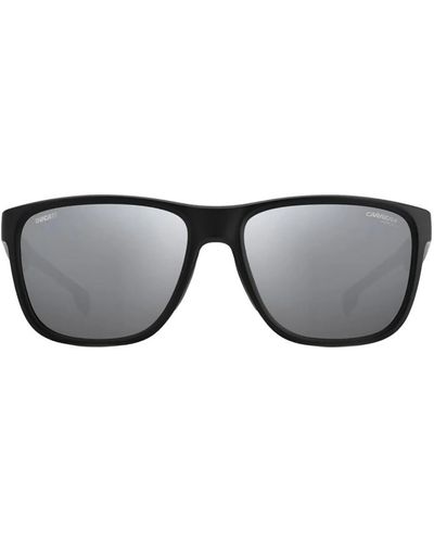 Carrera Matt schwarz quadratische sonnenbrille graue gläser