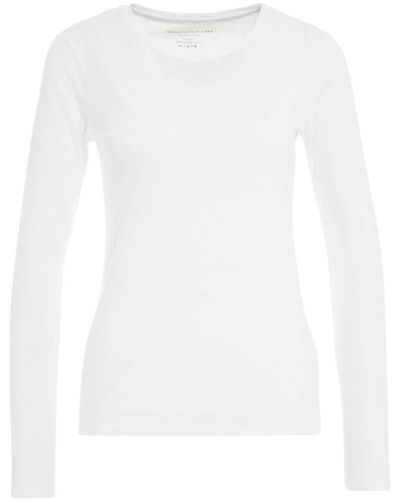 Majestic Filatures Long sleeved shirt - Bianco