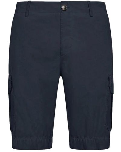 Rrd Navy cargo bermuda shorts - Blau