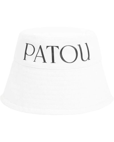 Patou Neutrales logo bucket hat - Weiß