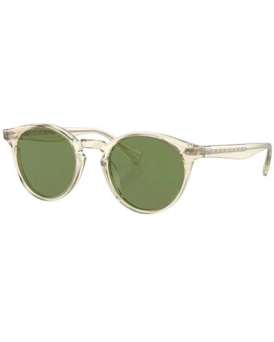 Oliver Peoples Stylische sonnenbrille für modebewusste individuen - Grün