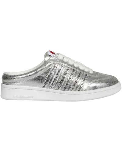 DSquared² Sneakers mit offenem rücken - Grau