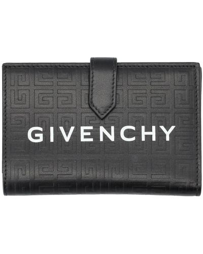 Givenchy Schwarze g-cut bifold geldbörse
