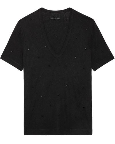 Zadig & Voltaire Tops > t-shirts - Noir