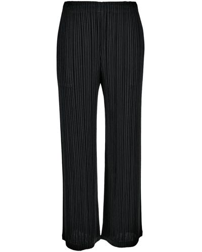 Issey Miyake Wide trousers - Negro