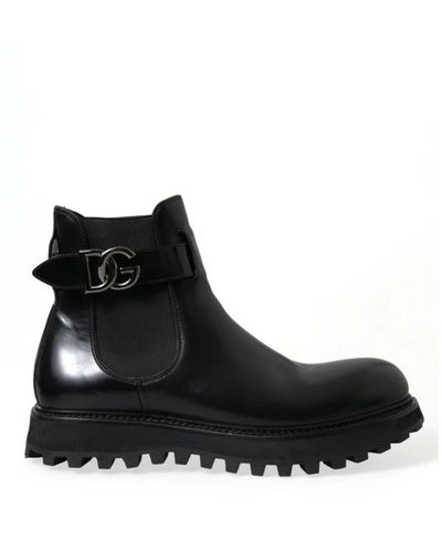 Dolce & Gabbana Chelsea boots - Schwarz