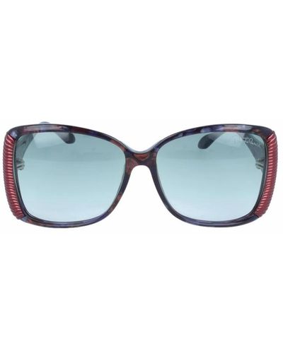 Roberto Cavalli Stilvolle sonnenbrille mit verlaufsgläsern für frauen - Blau
