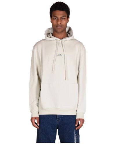 A_COLD_WALL* Regular fit hoodie mit rippbündchen - Weiß