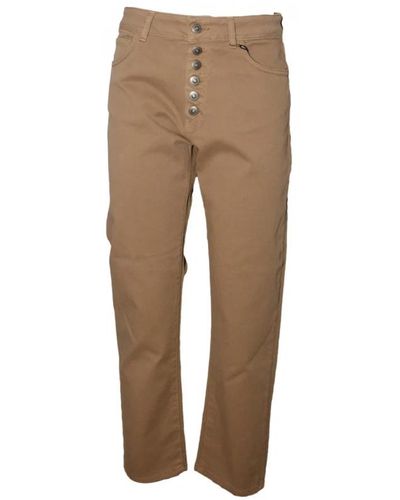 Jijil Trousers > cropped trousers - Neutre