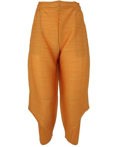 Issey Miyake Pantalons - Orange