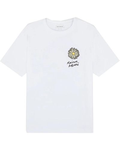 Maison Kitsuné Tops > t-shirts - Blanc